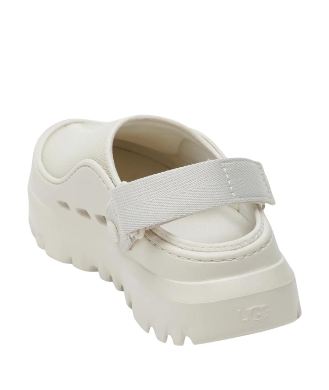 UGG AUSTRALIA Белые синтетические сандалии, фото 2