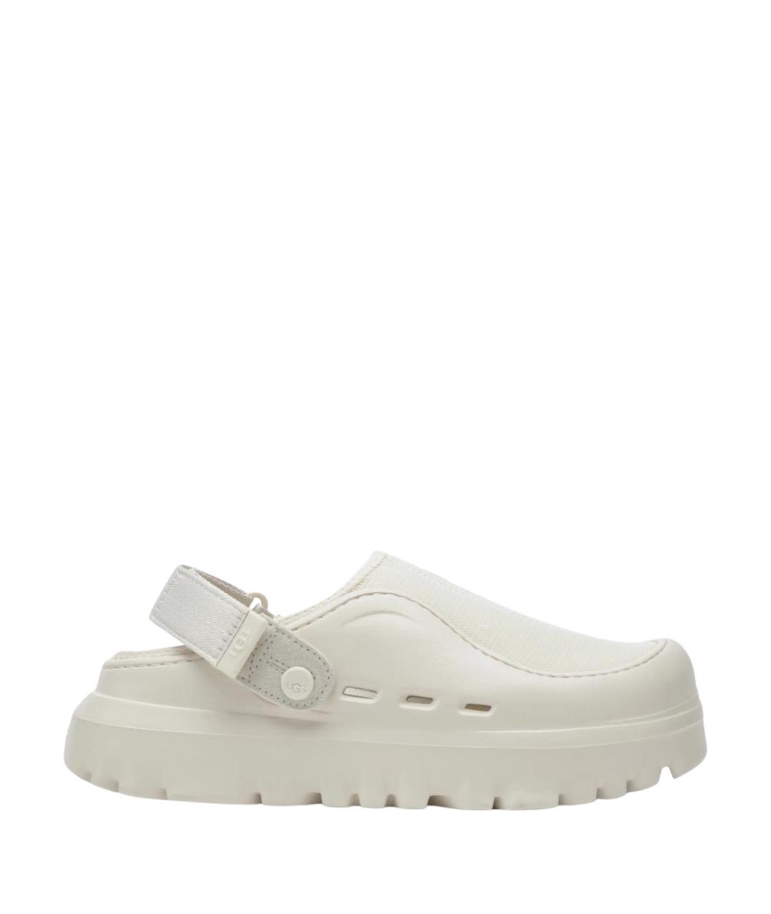 UGG AUSTRALIA Белые синтетические сандалии, фото 1