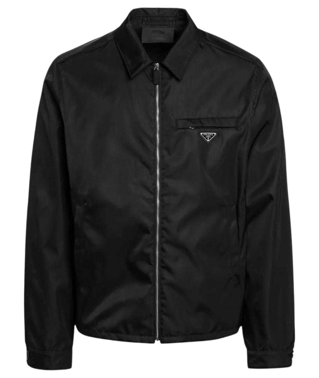 PRADA Черная полиамидовая куртка, фото 1