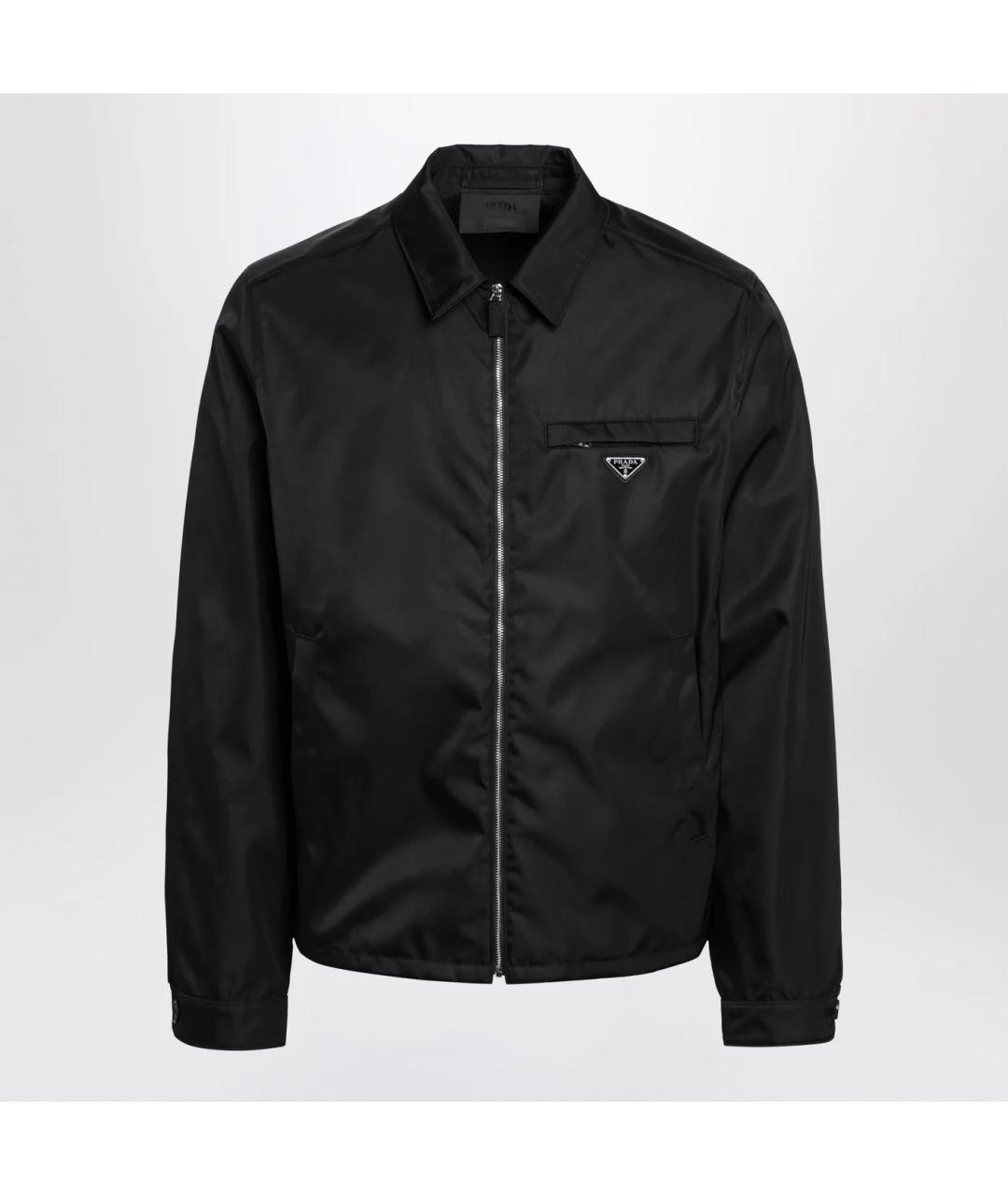 PRADA Черная полиамидовая куртка, фото 3