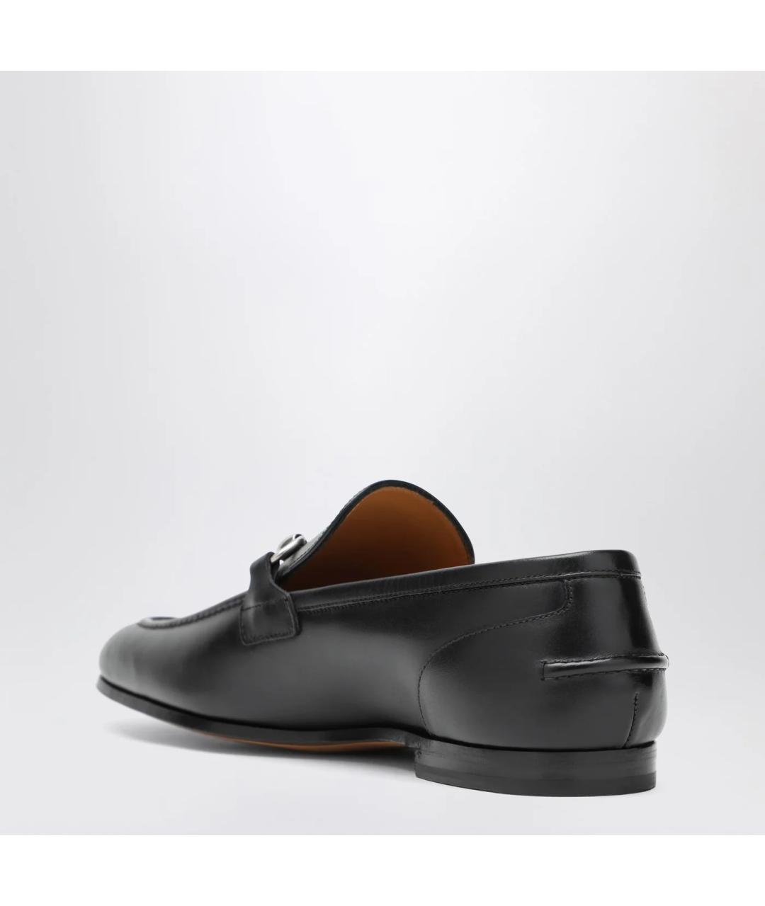 GUCCI Черные кожаные лоферы, фото 2