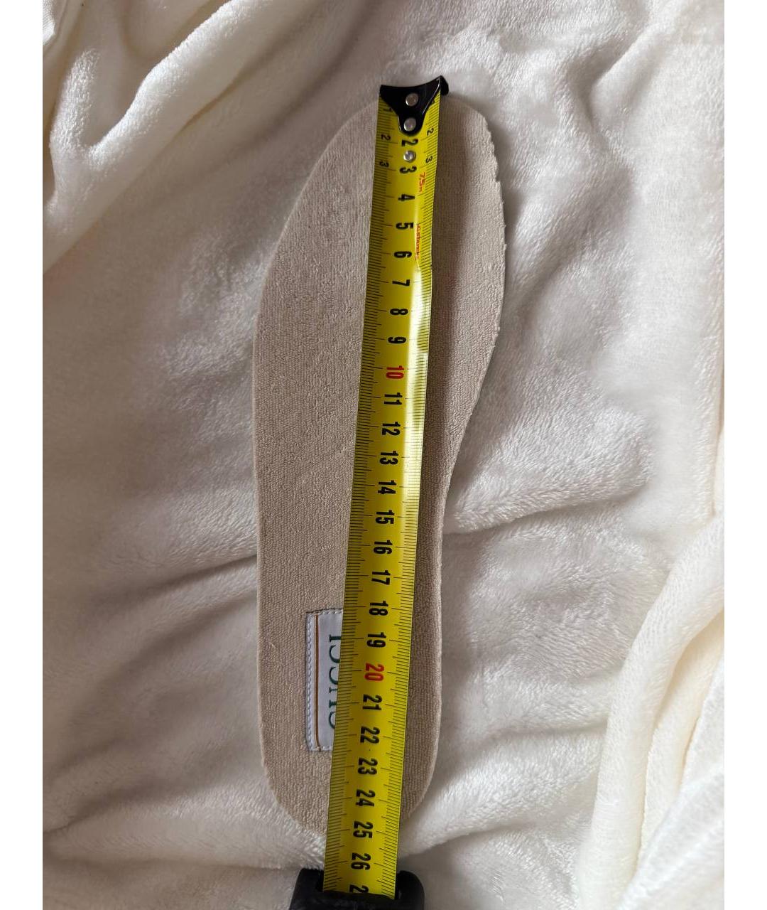 GUCCI Серебряные кеды, фото 7