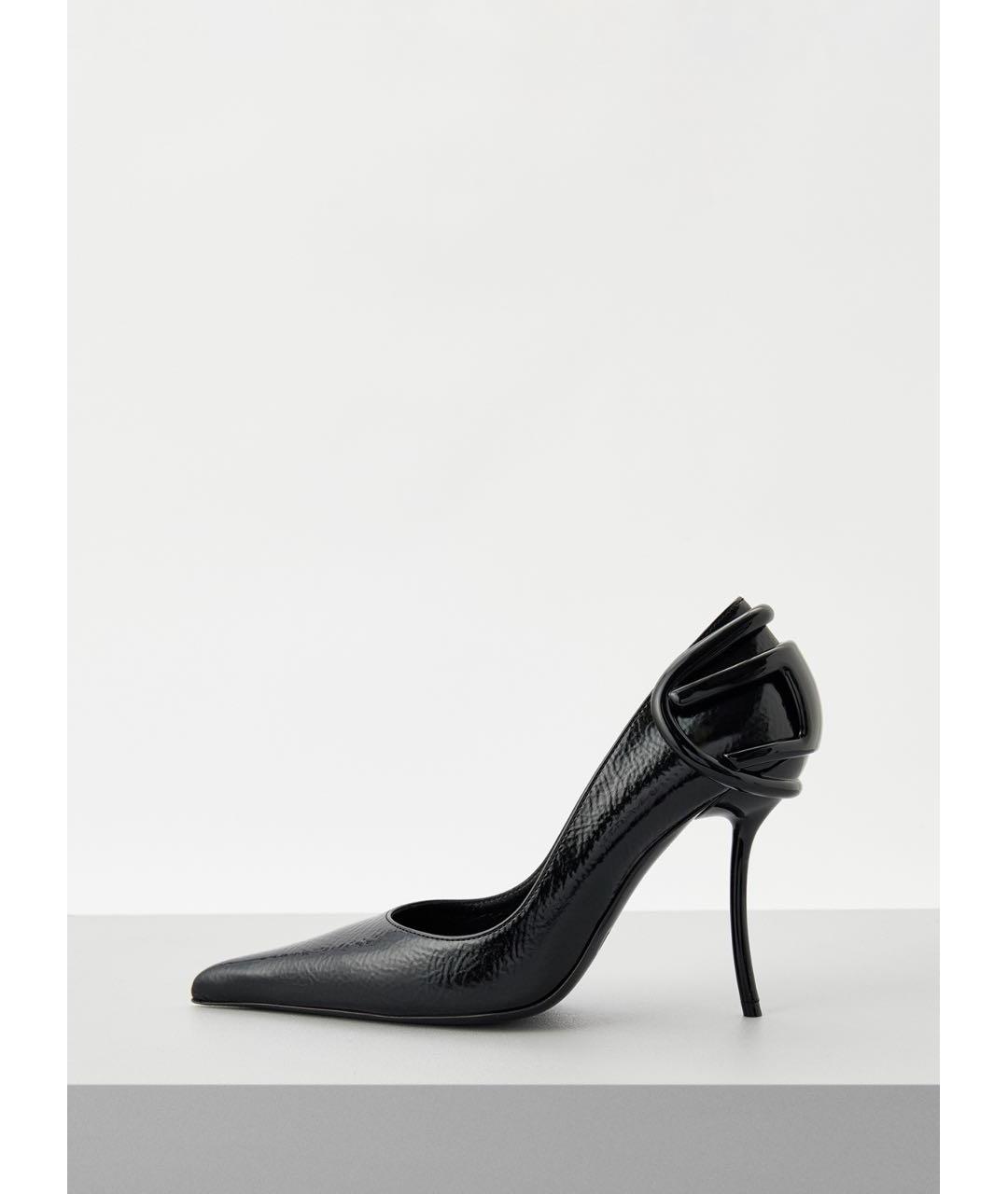 DIESEL Черные туфли из лакированной кожи, фото 2