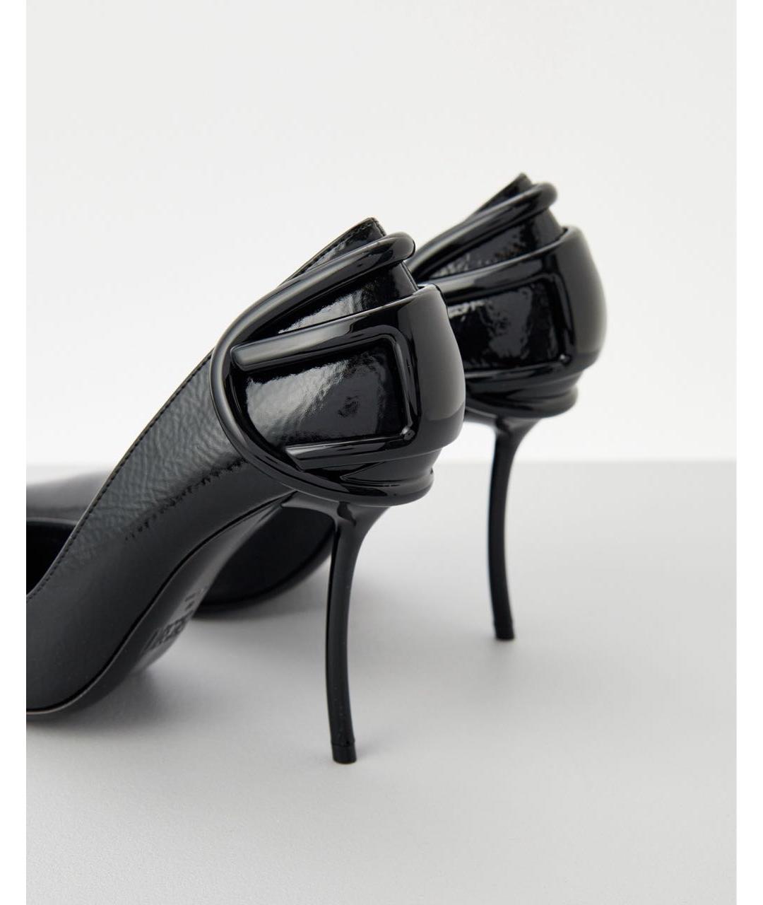 DIESEL Черные туфли из лакированной кожи, фото 5