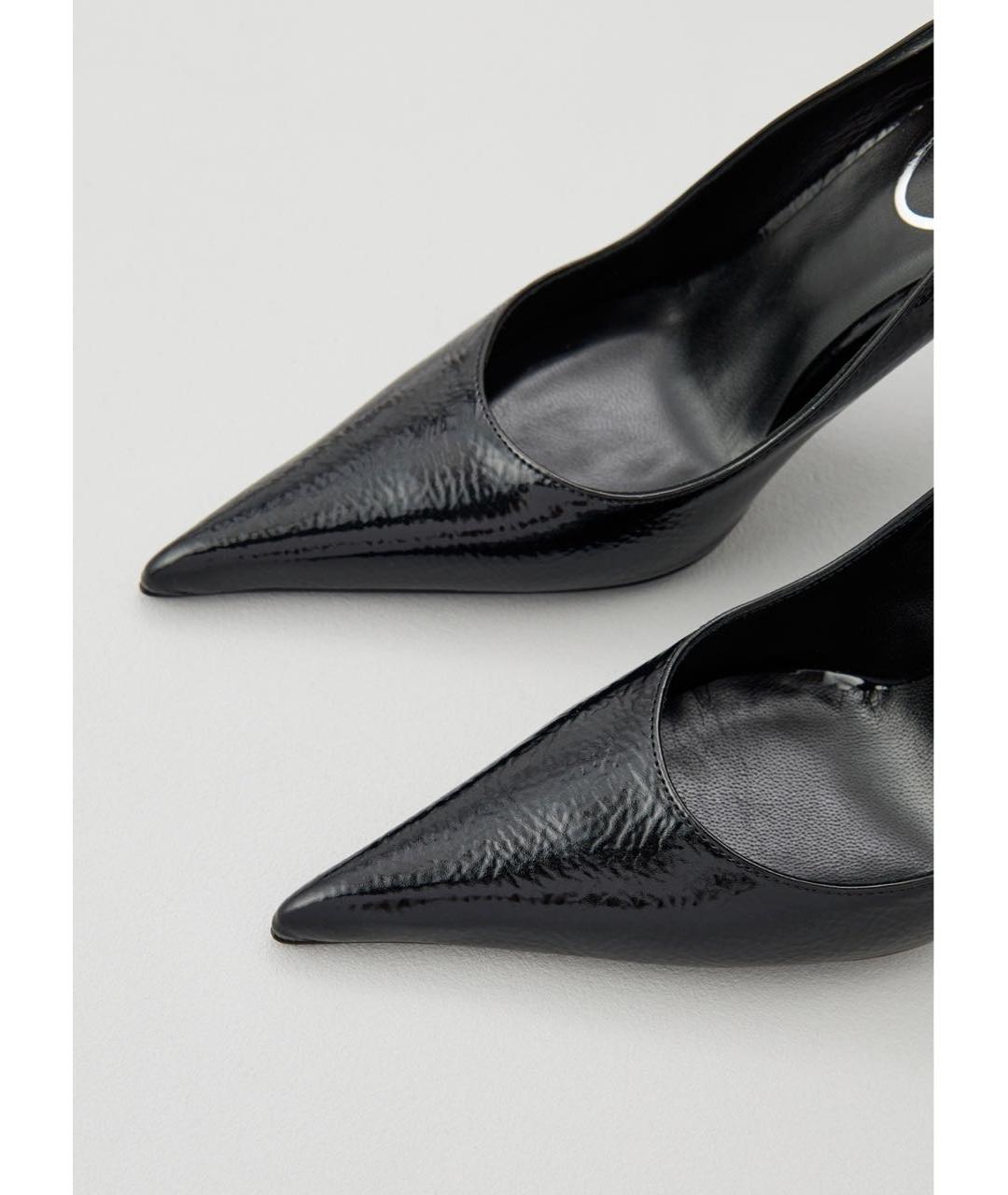 DIESEL Черные туфли из лакированной кожи, фото 3