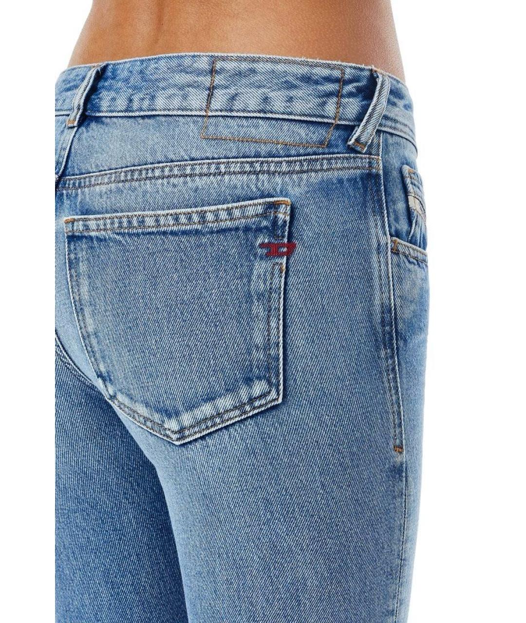 DIESEL Синие хлопковые прямые джинсы, фото 8