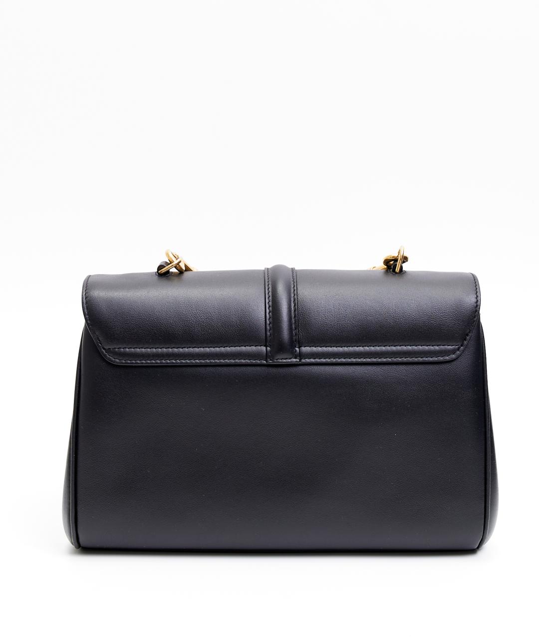 CELINE Черная кожаная сумка через плечо, фото 3