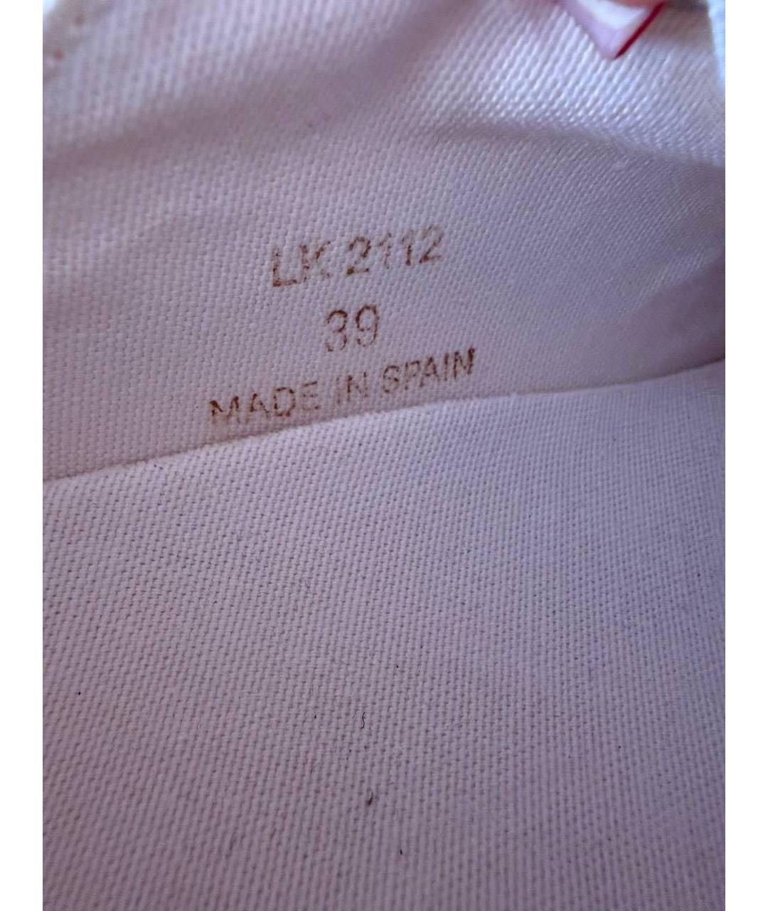 CELINE Желтые текстильные кеды, фото 8