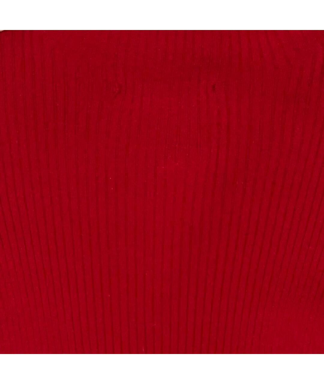 TWIN-SET Красная хлопко-эластановая водолазка, фото 3