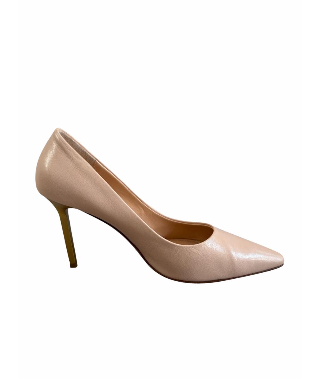 MARCELLA Бежевые кожаные туфли, фото 1