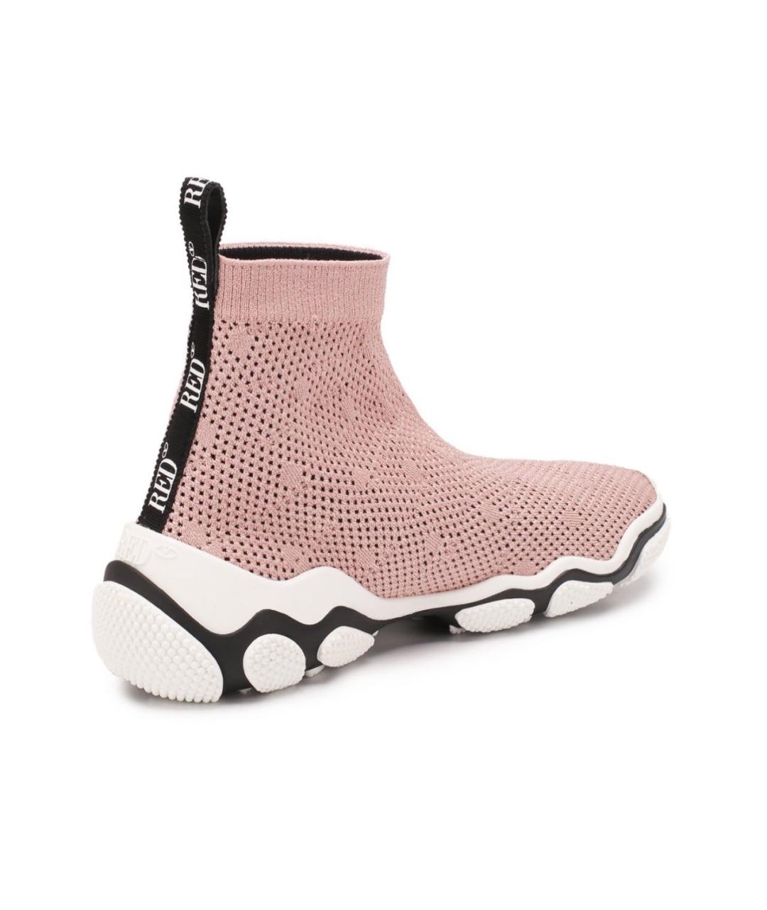 RED VALENTINO Бежевые кроссовки, фото 4