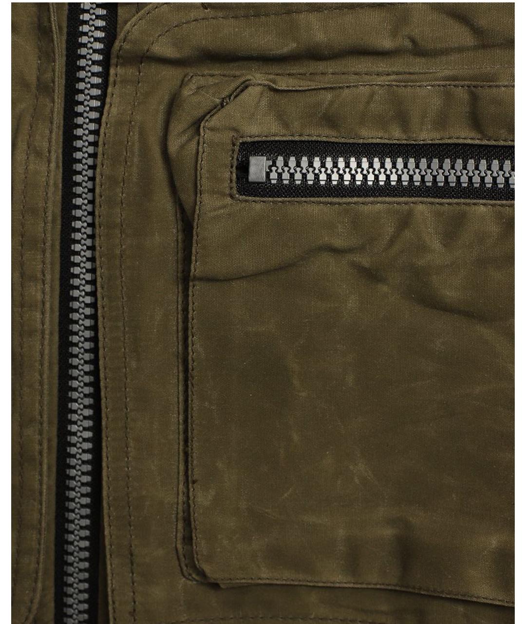 DIESEL Хаки куртка, фото 3