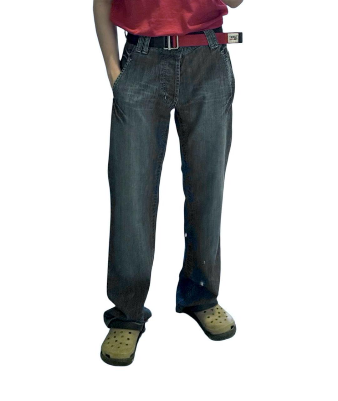 ARMANI JEANS Голубые прямые джинсы, фото 6