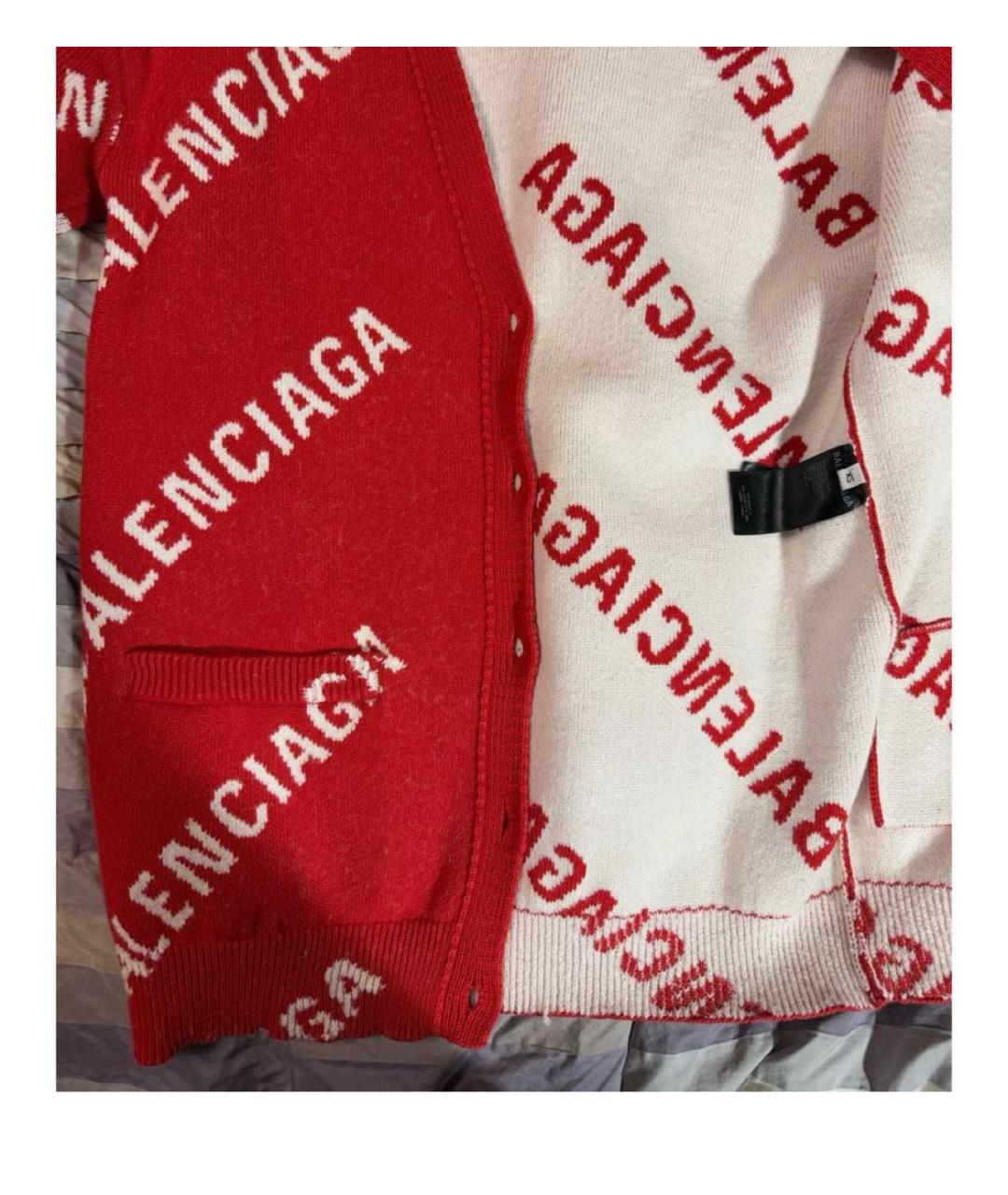 BALENCIAGA Красный кардиган, фото 6