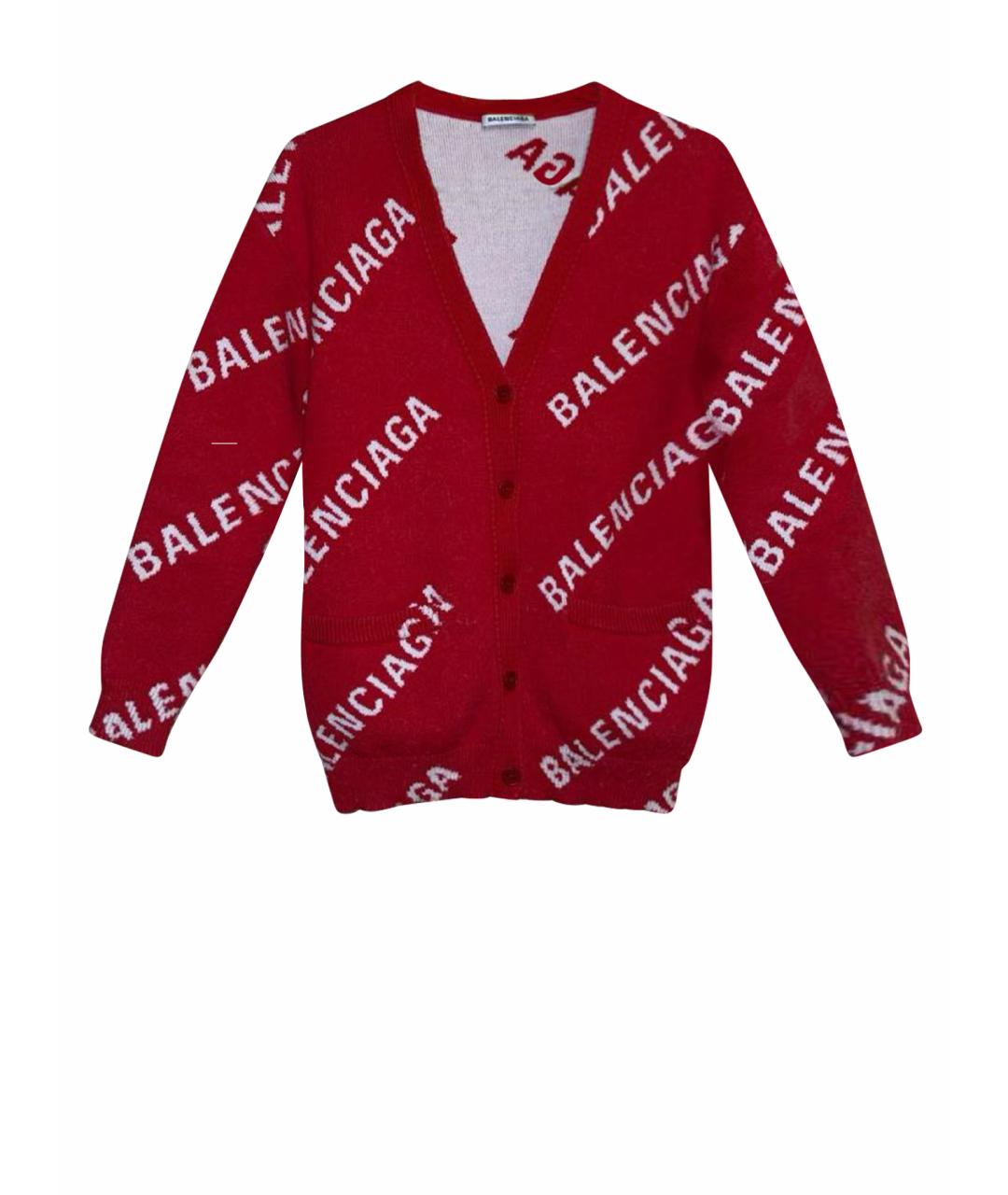 BALENCIAGA Красный кардиган, фото 1
