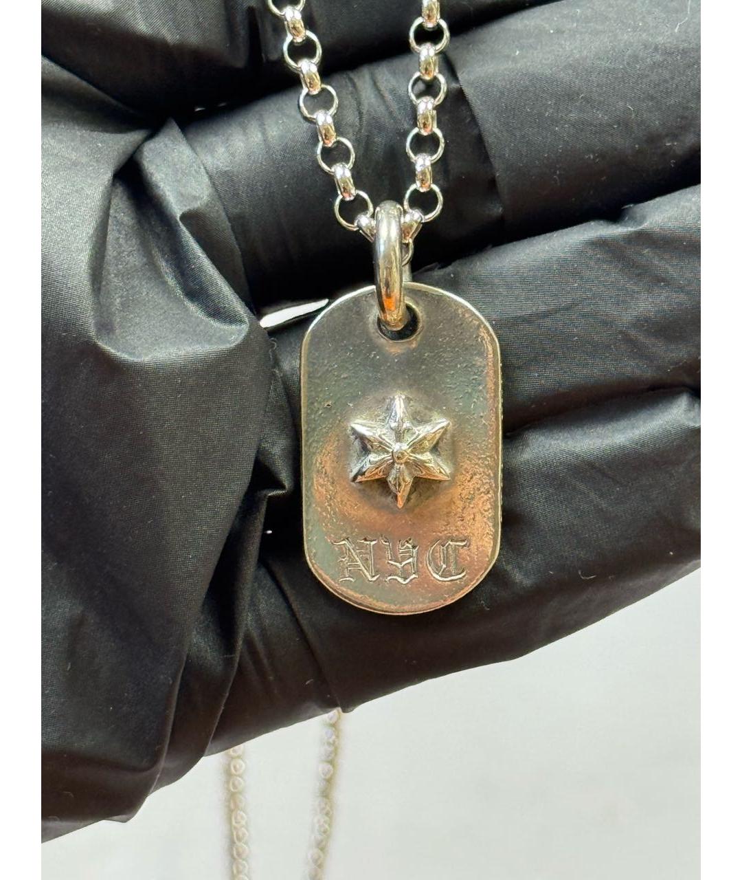 CHROME HEARTS Серебряная серебряная цепочка/подвеска, фото 3