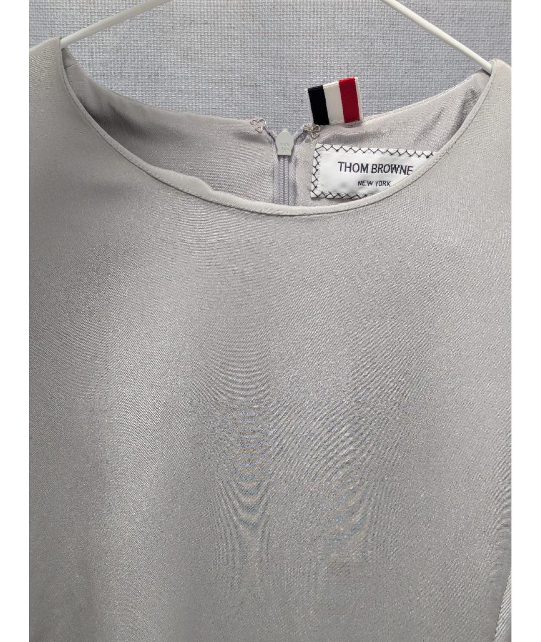 THOM BROWNE Шелковая блузы, фото 3