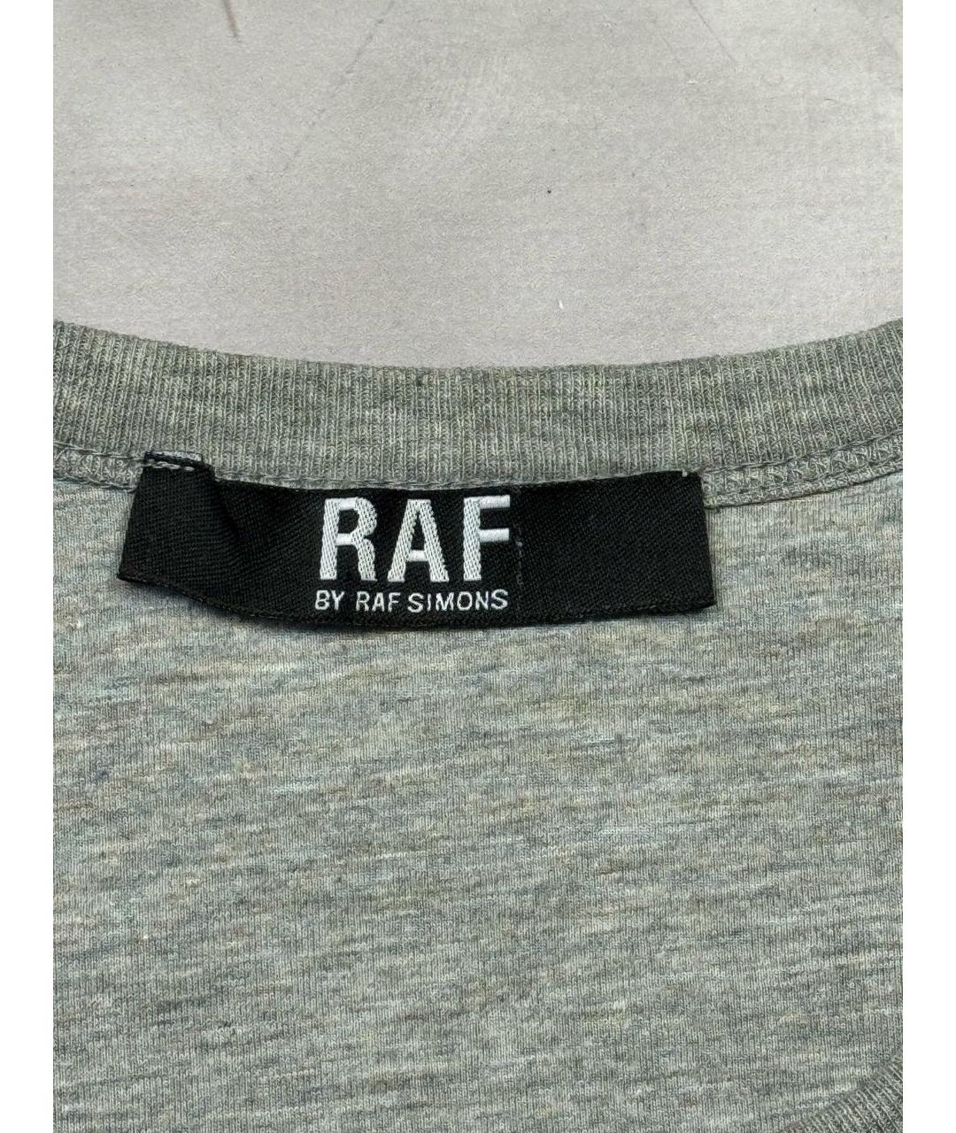 RAF SIMONS Черная хлопковая футболка, фото 6