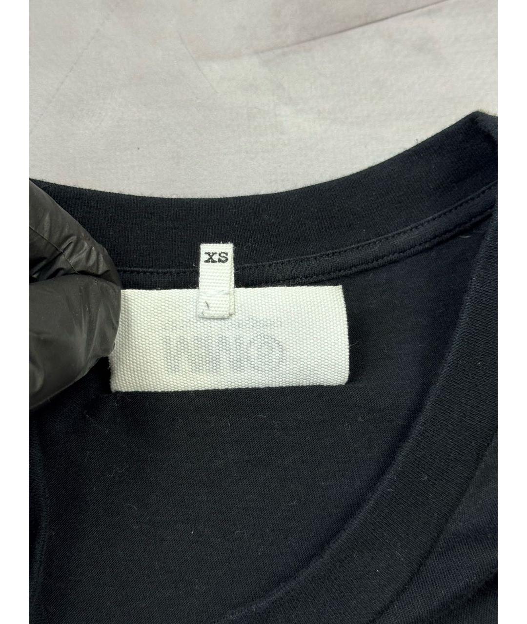 MM6 MAISON MARGIELA Черная хлопковая футболка, фото 6