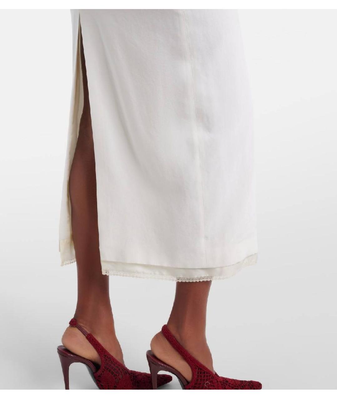 MAGDA BUTRYM Белый шелковый сарафан, фото 5