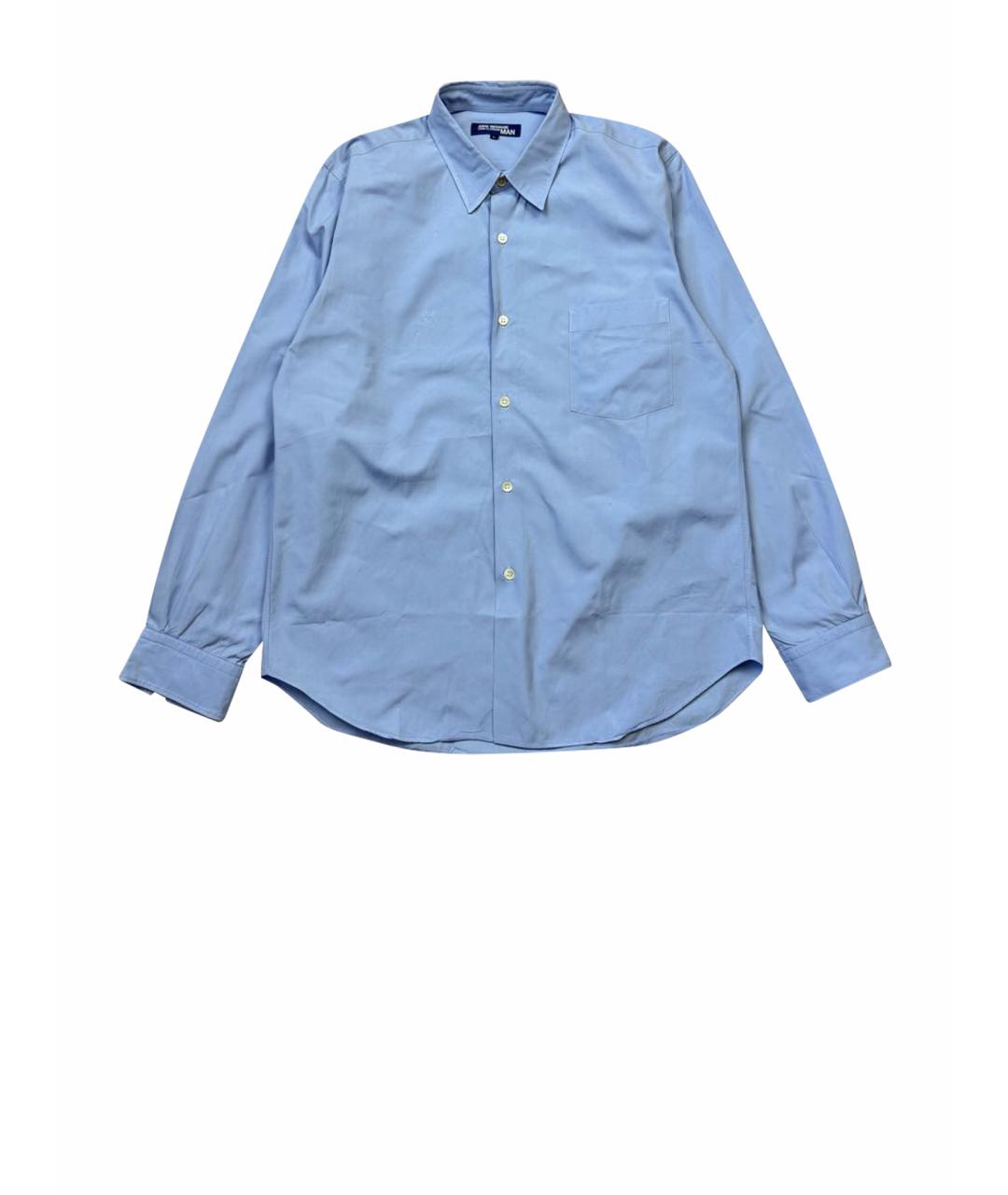 JUNYA WATANABE COMME DES GARÇONS Голубая хлопковая классическая рубашка, фото 1