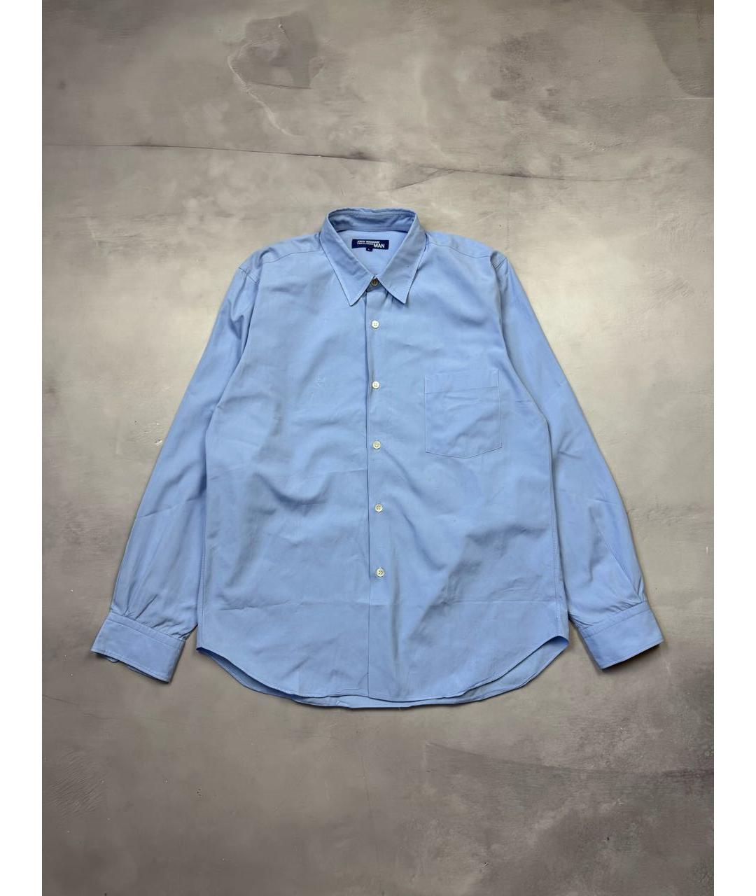 JUNYA WATANABE COMME DES GARÇONS Голубая хлопковая классическая рубашка, фото 9