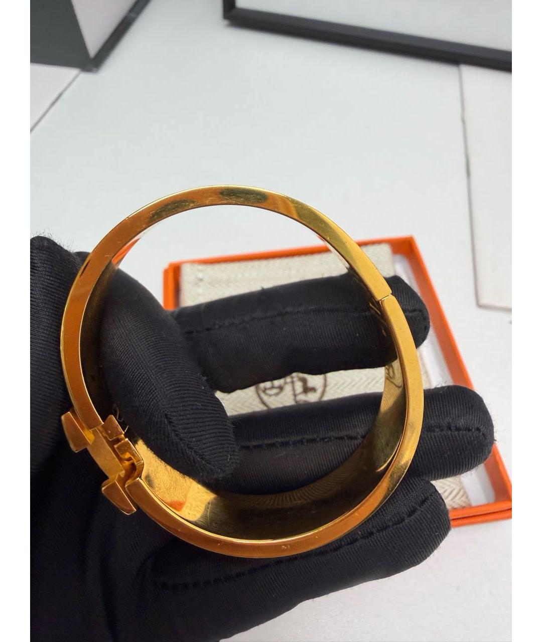 HERMES Золотой браслет, фото 2