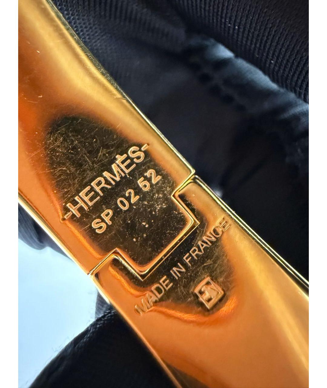 HERMES Золотой браслет, фото 4