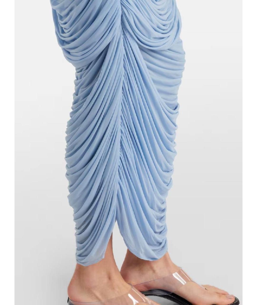MAGDA BUTRYM Голубой вискозный костюм с юбками, фото 5