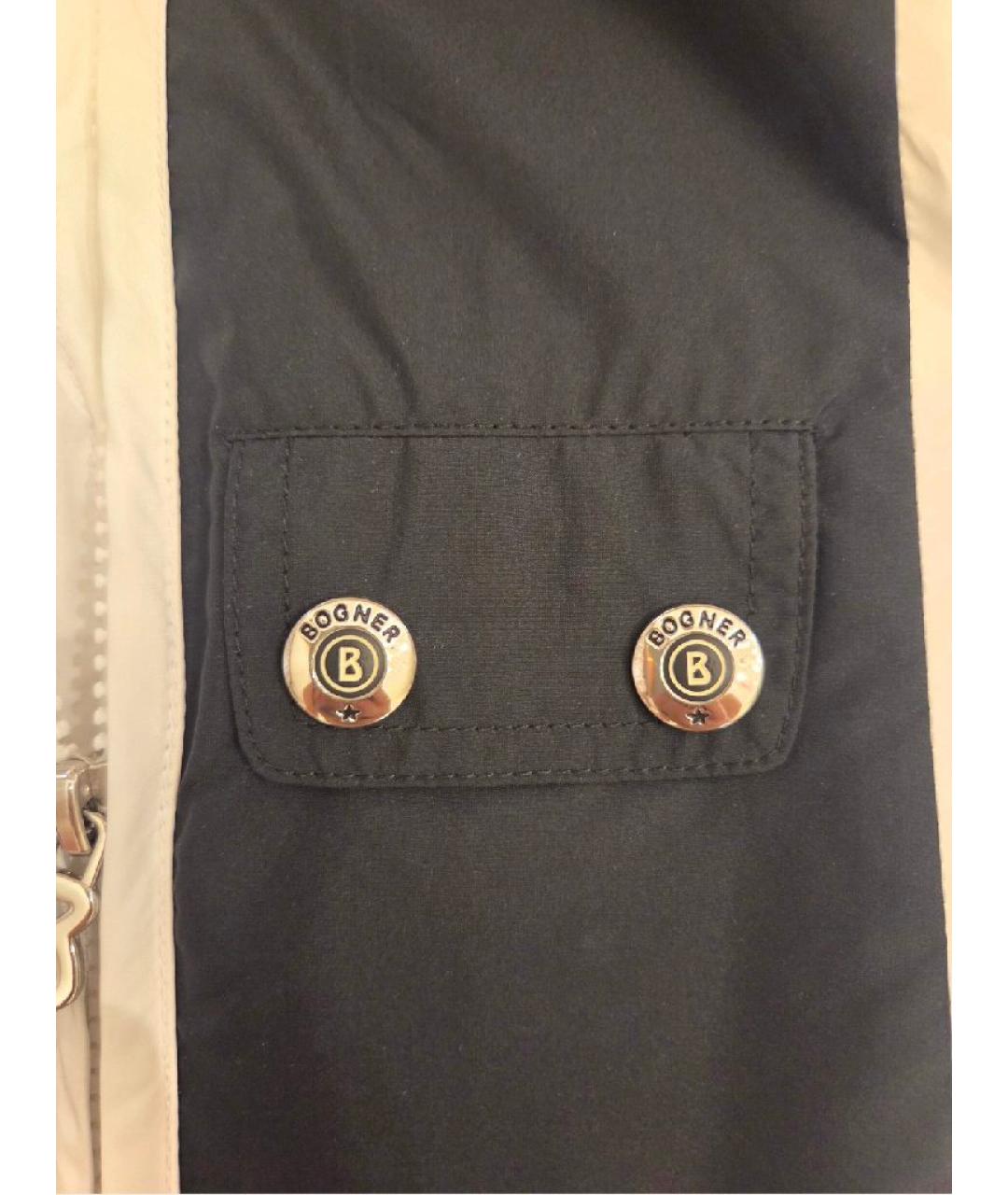 BOGNER Белая полиэстеровая куртка, фото 4