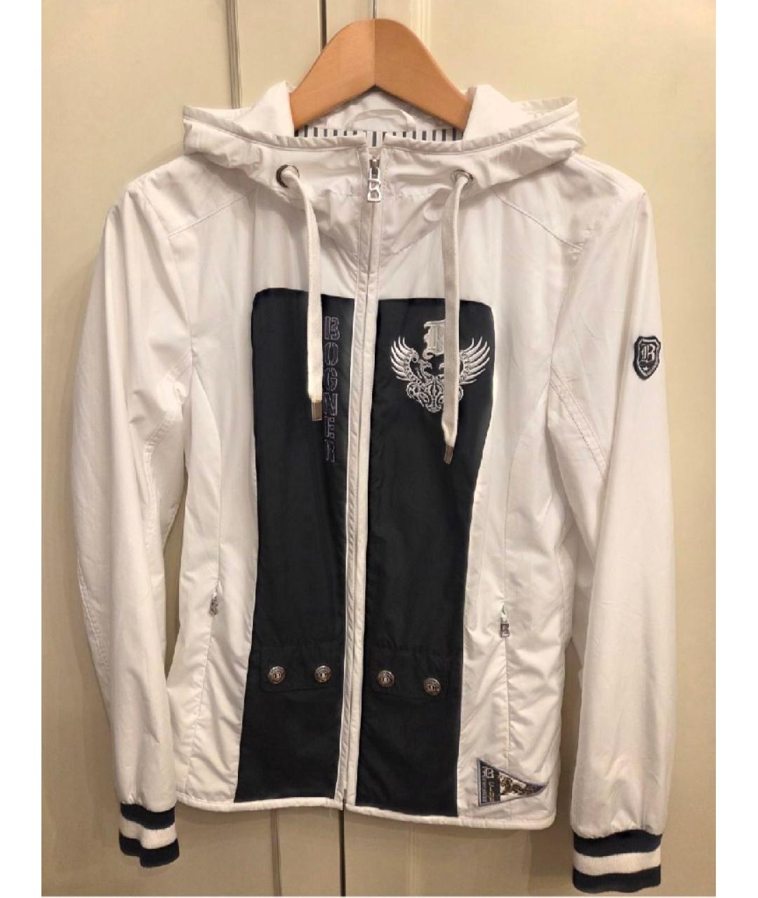 BOGNER Белая полиэстеровая куртка, фото 10