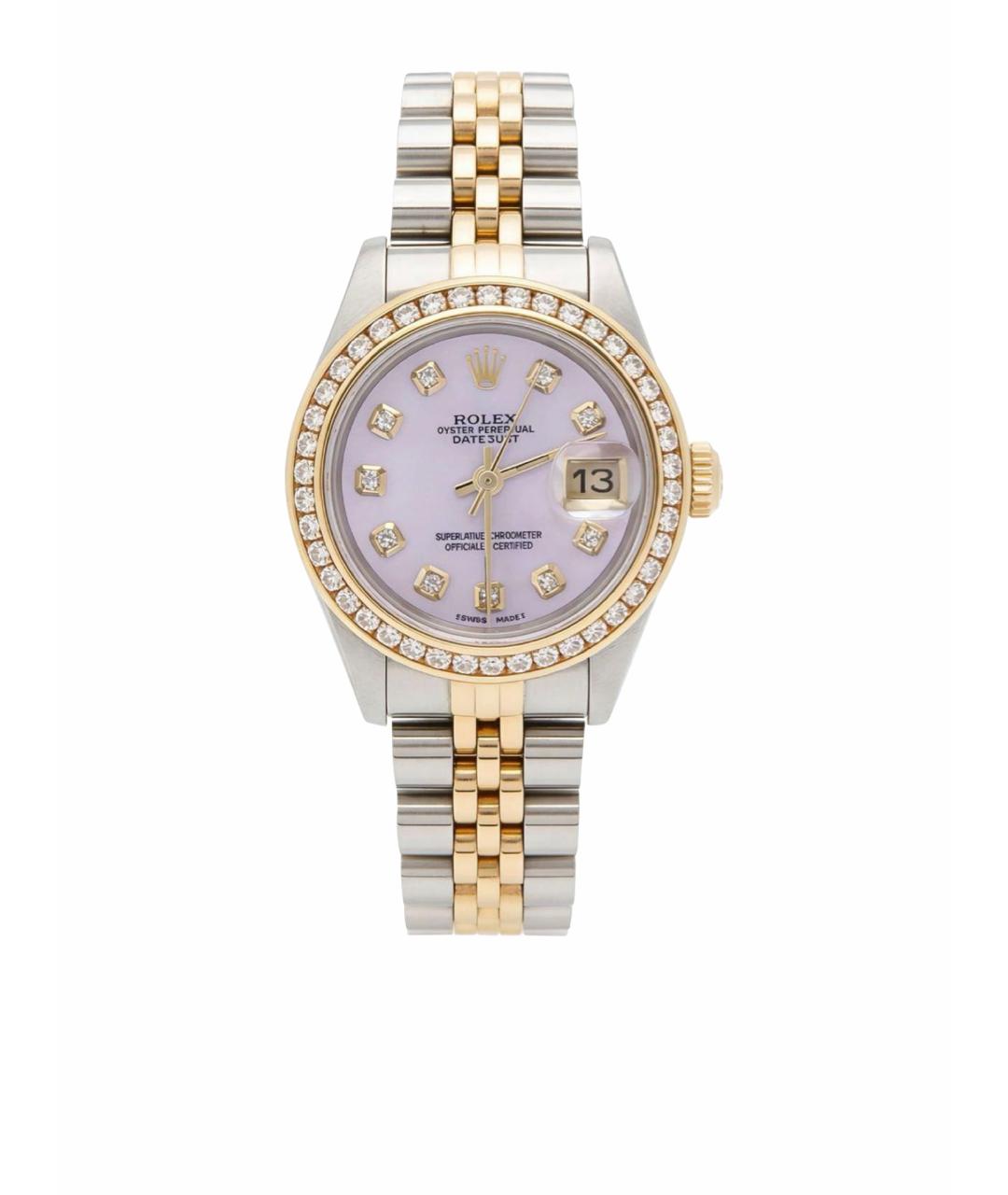 ROLEX Розовые часы из желтого золота, фото 1