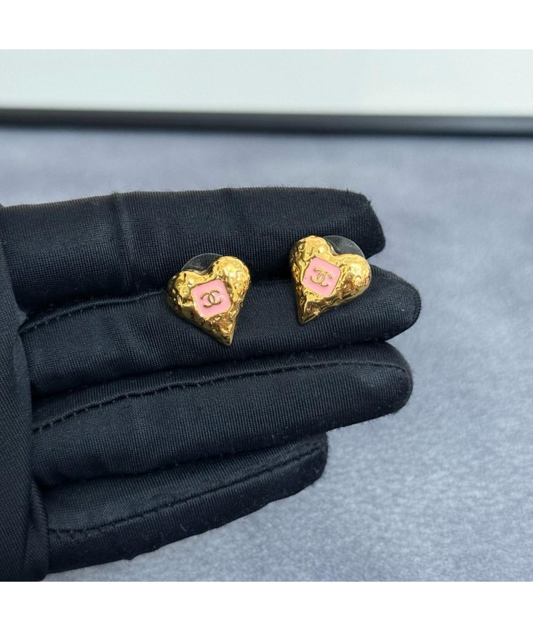 CHANEL Золотые серьги, фото 4