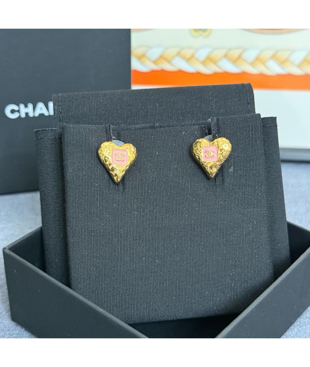 CHANEL Золотые серьги, фото 3