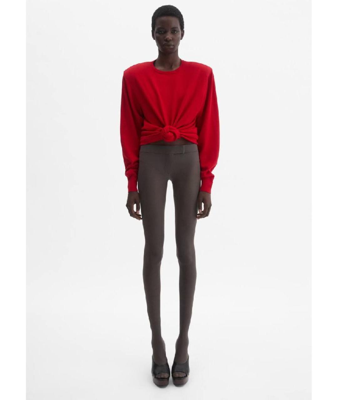 MAGDA BUTRYM Красный шерстяной джемпер / свитер, фото 4