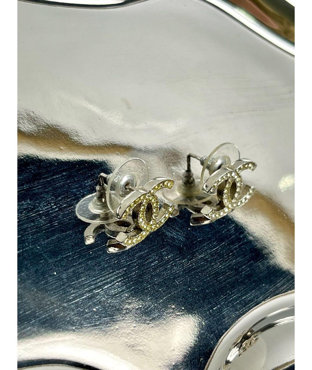 CHANEL Золотые серьги, фото 2