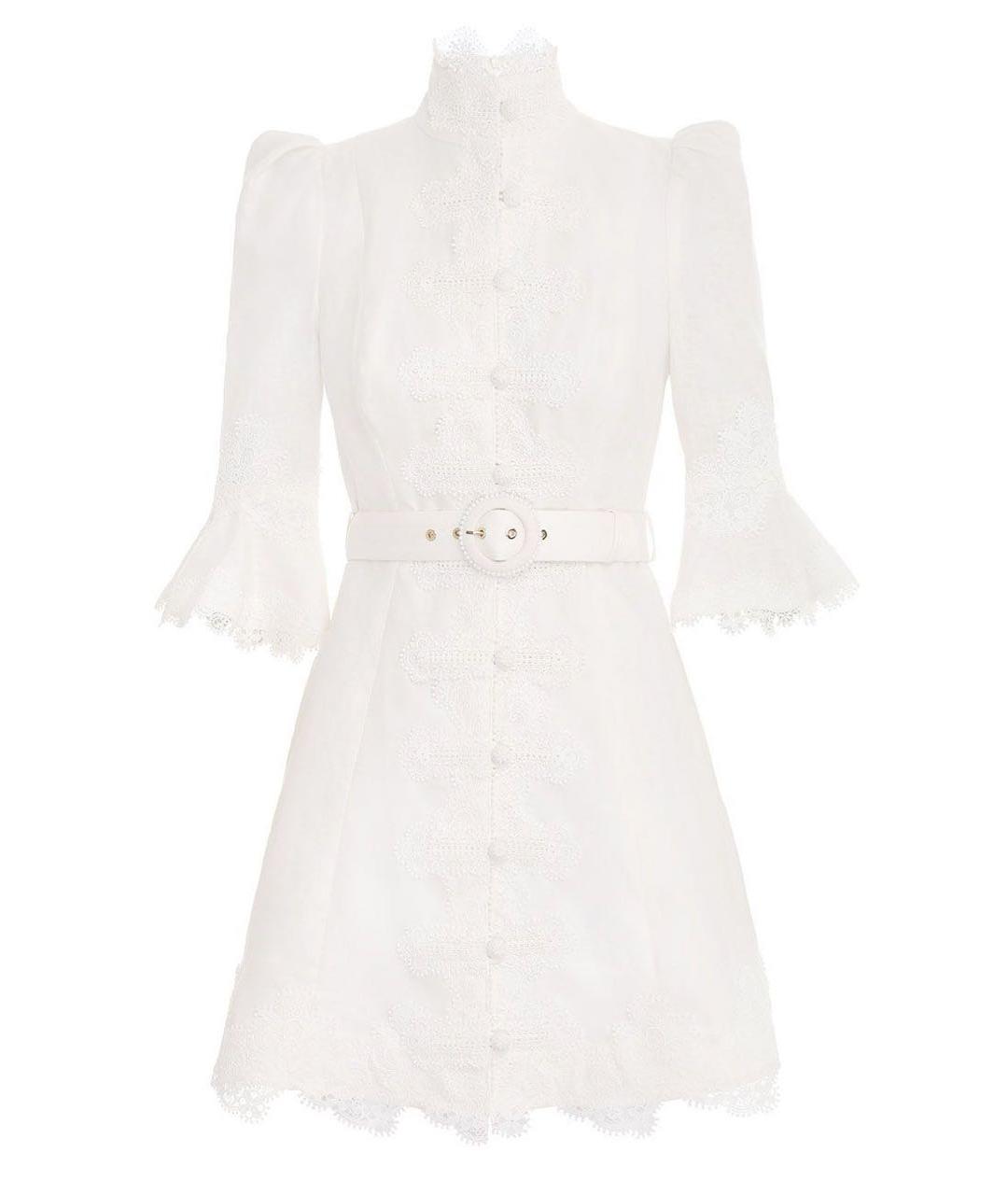 ZIMMERMANN Белое коктейльное платье, фото 4