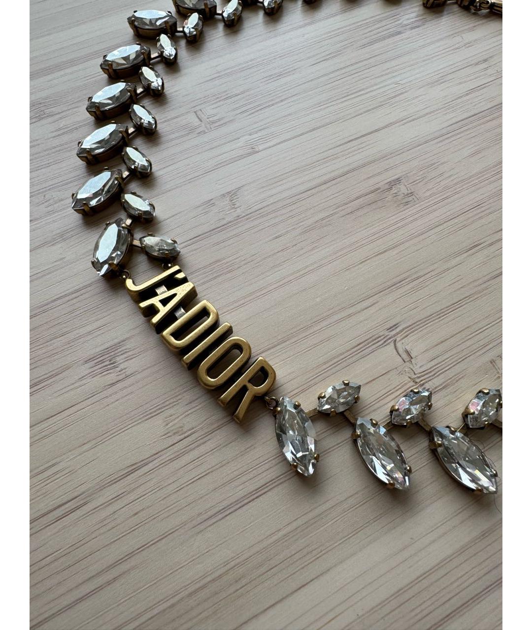 CHRISTIAN DIOR Коричневый чокер, фото 2