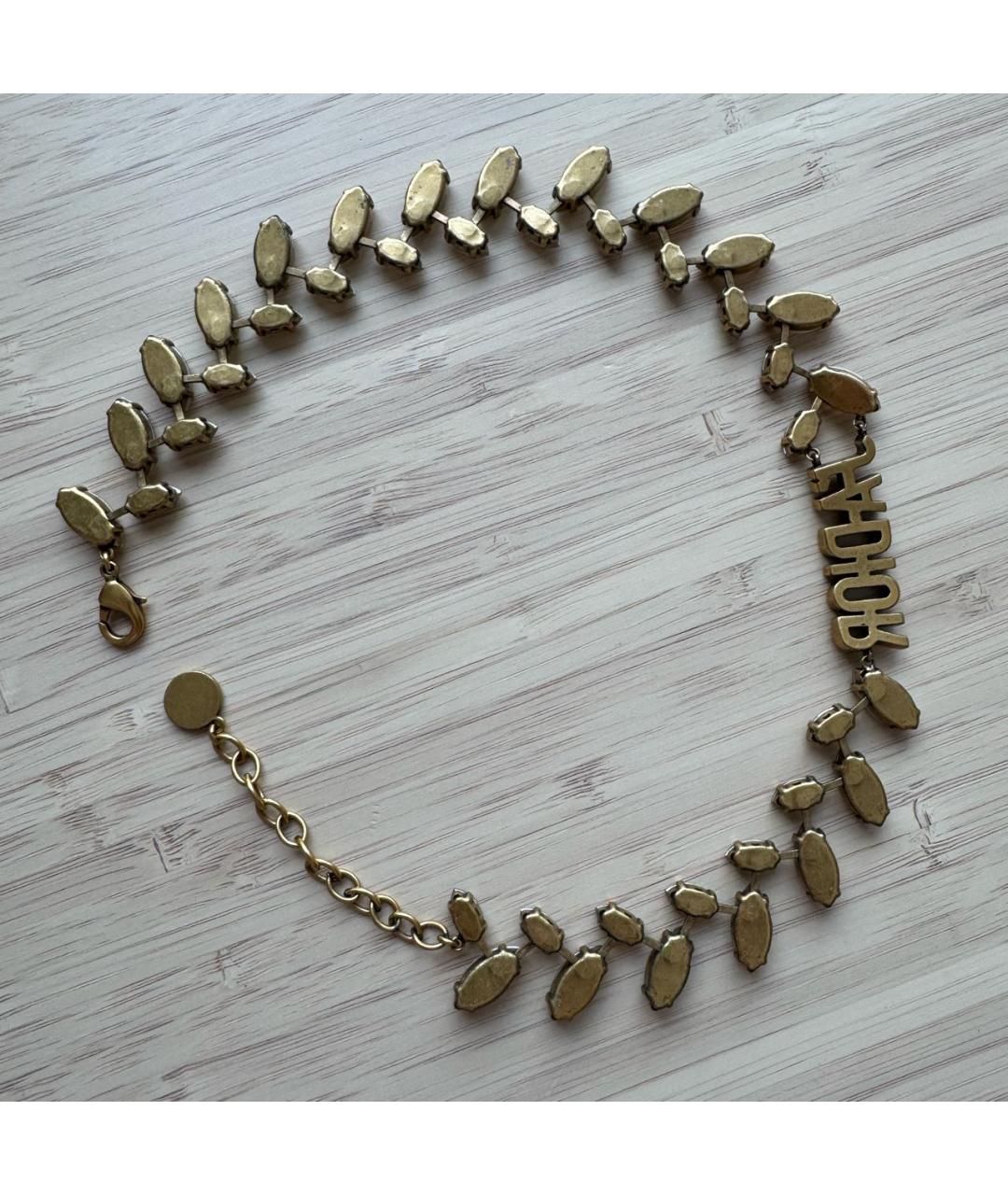 CHRISTIAN DIOR Коричневый чокер, фото 3