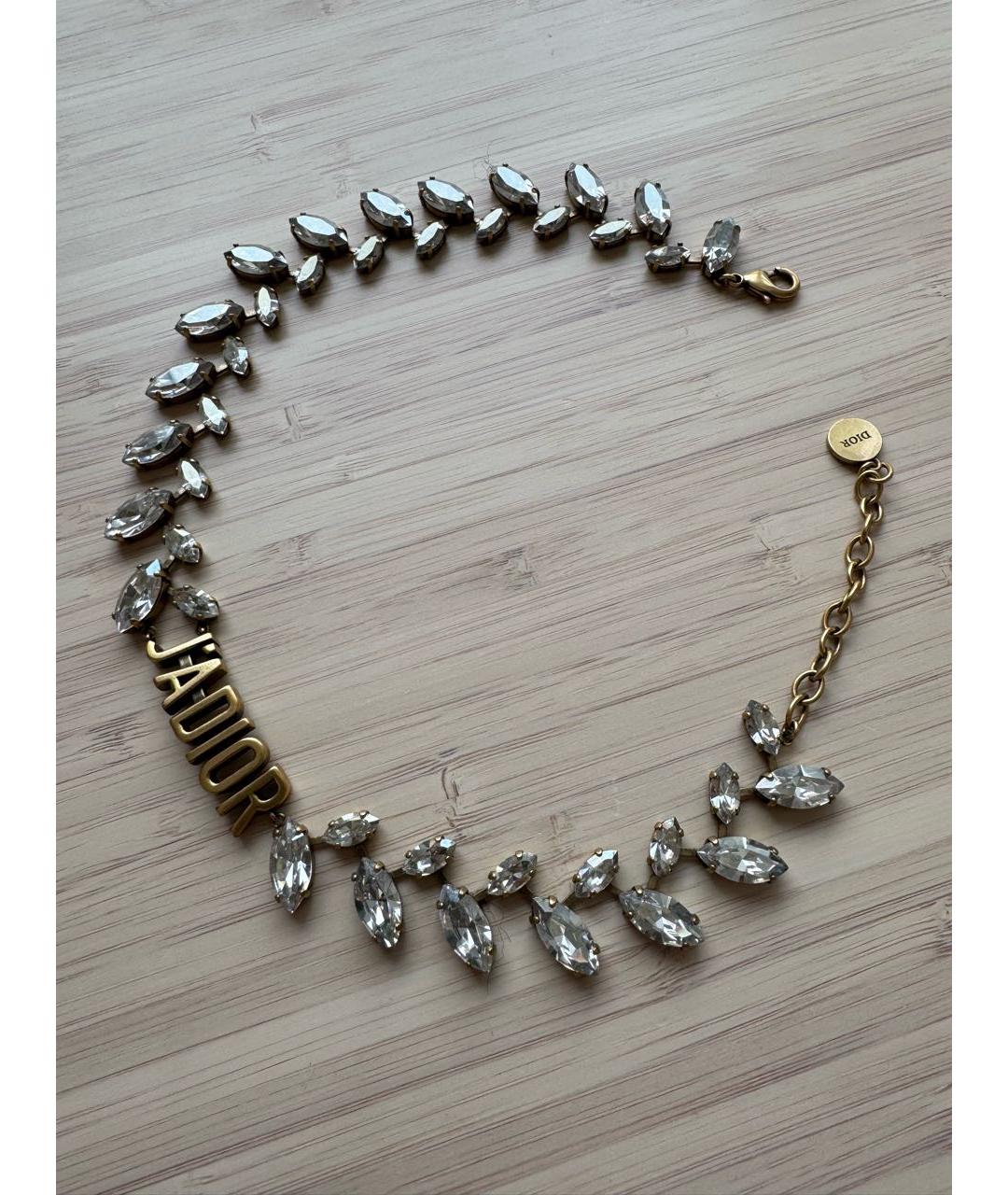 CHRISTIAN DIOR Коричневый чокер, фото 4