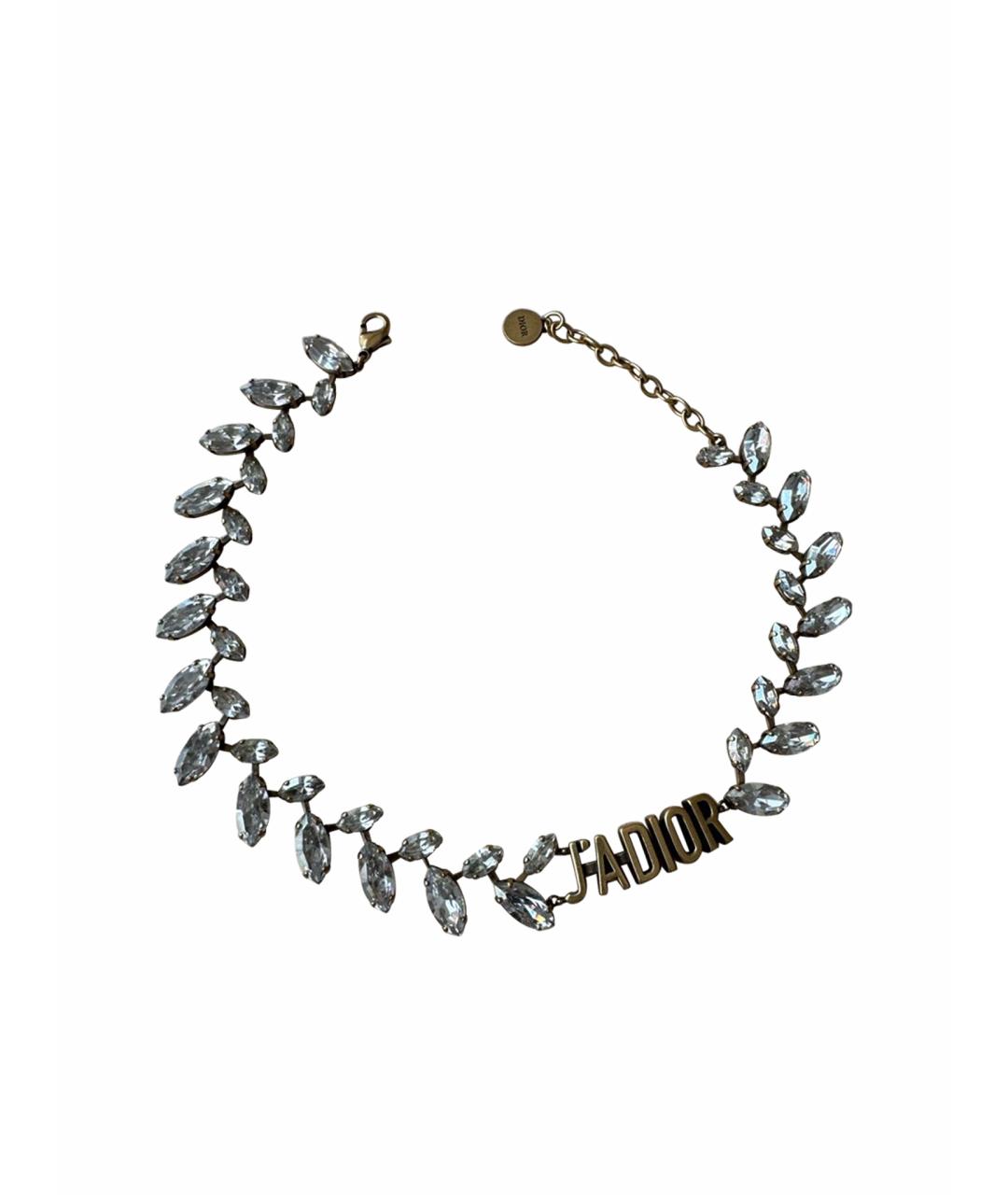 CHRISTIAN DIOR Коричневый чокер, фото 1