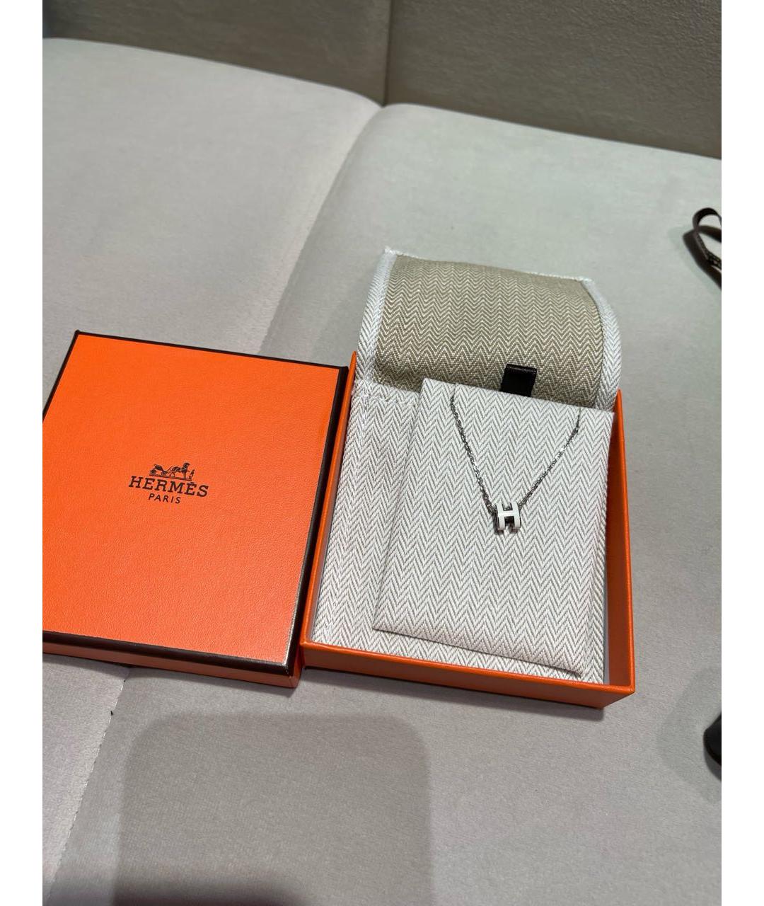 HERMES Серебряное колье, фото 6