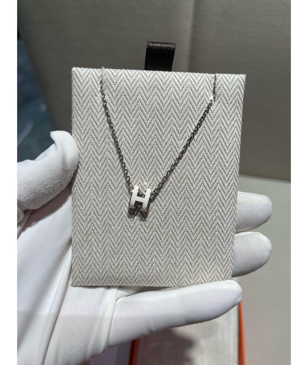 HERMES Серебряное колье, фото 8