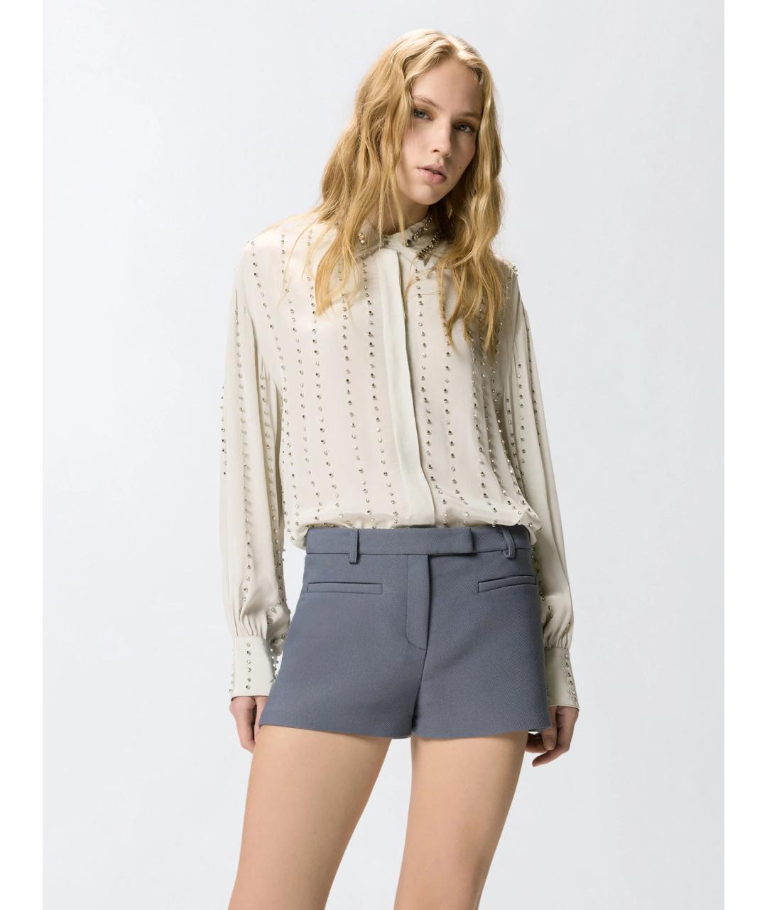 PINKO Серая вискозная рубашка, фото 3