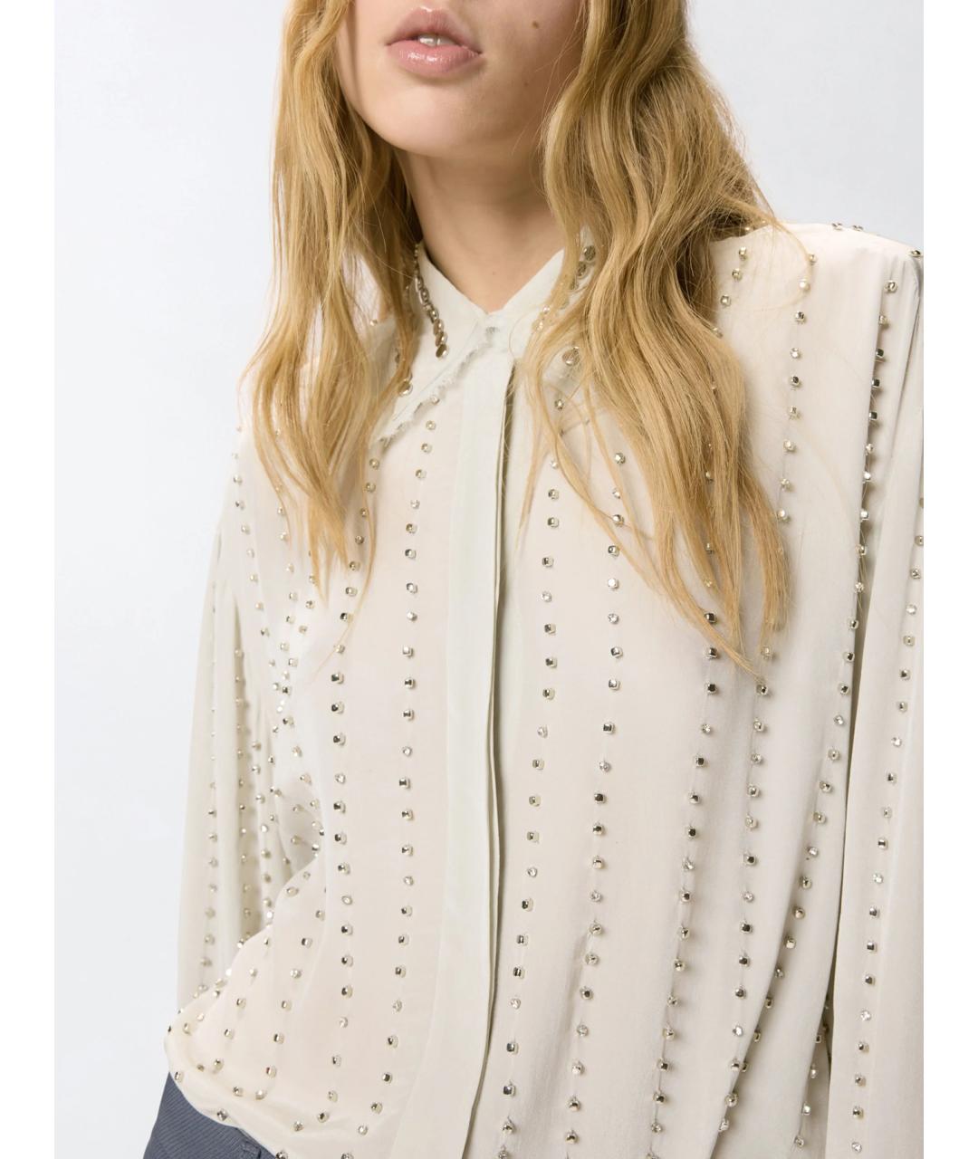 PINKO Серая вискозная рубашка, фото 5