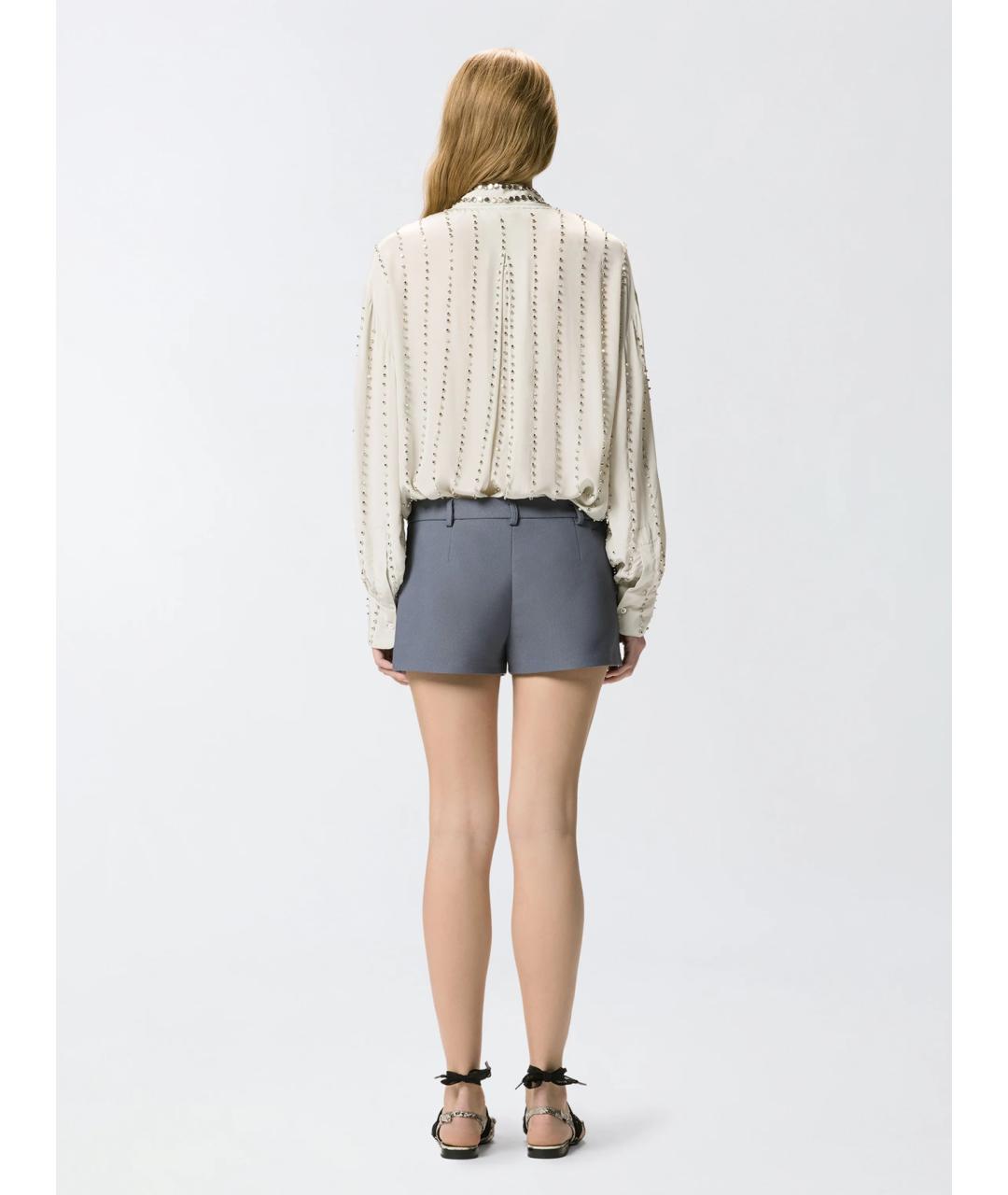 PINKO Серая вискозная рубашка, фото 4