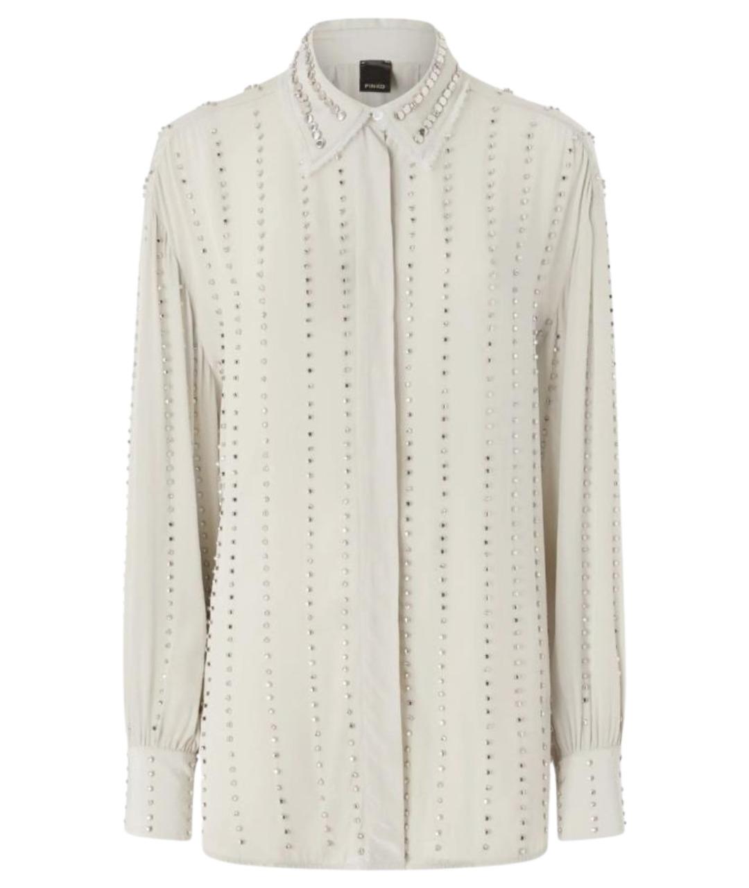 PINKO Серая вискозная рубашка, фото 1