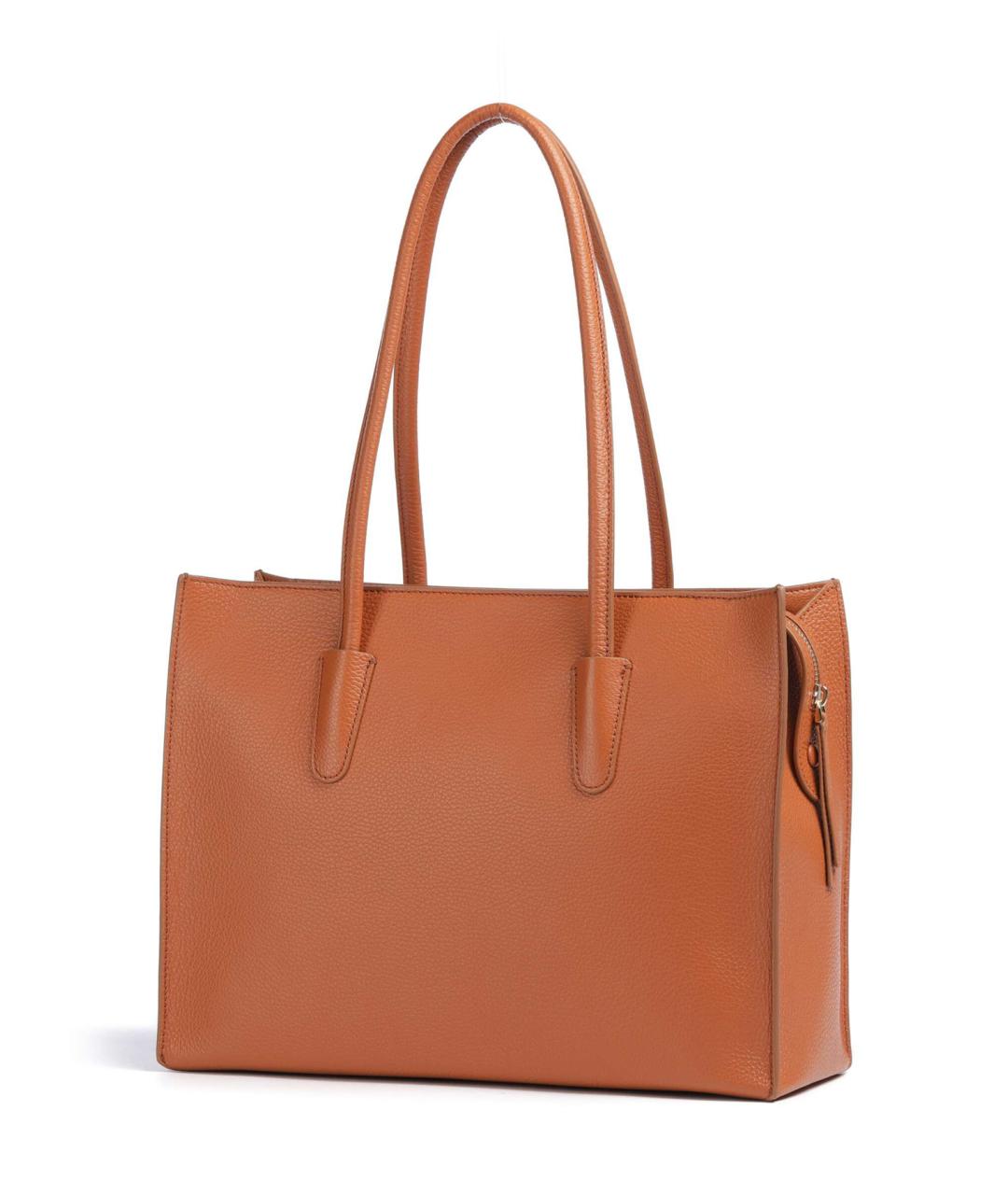 COCCINELLE Коричневая кожаная сумка через плечо, фото 2