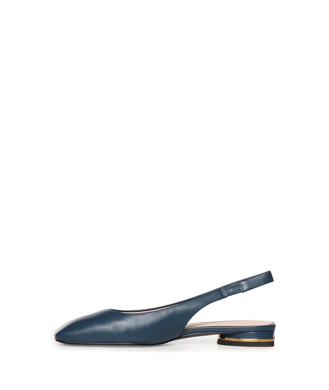 COCCINELLE Синие кожаные туфли, фото 3