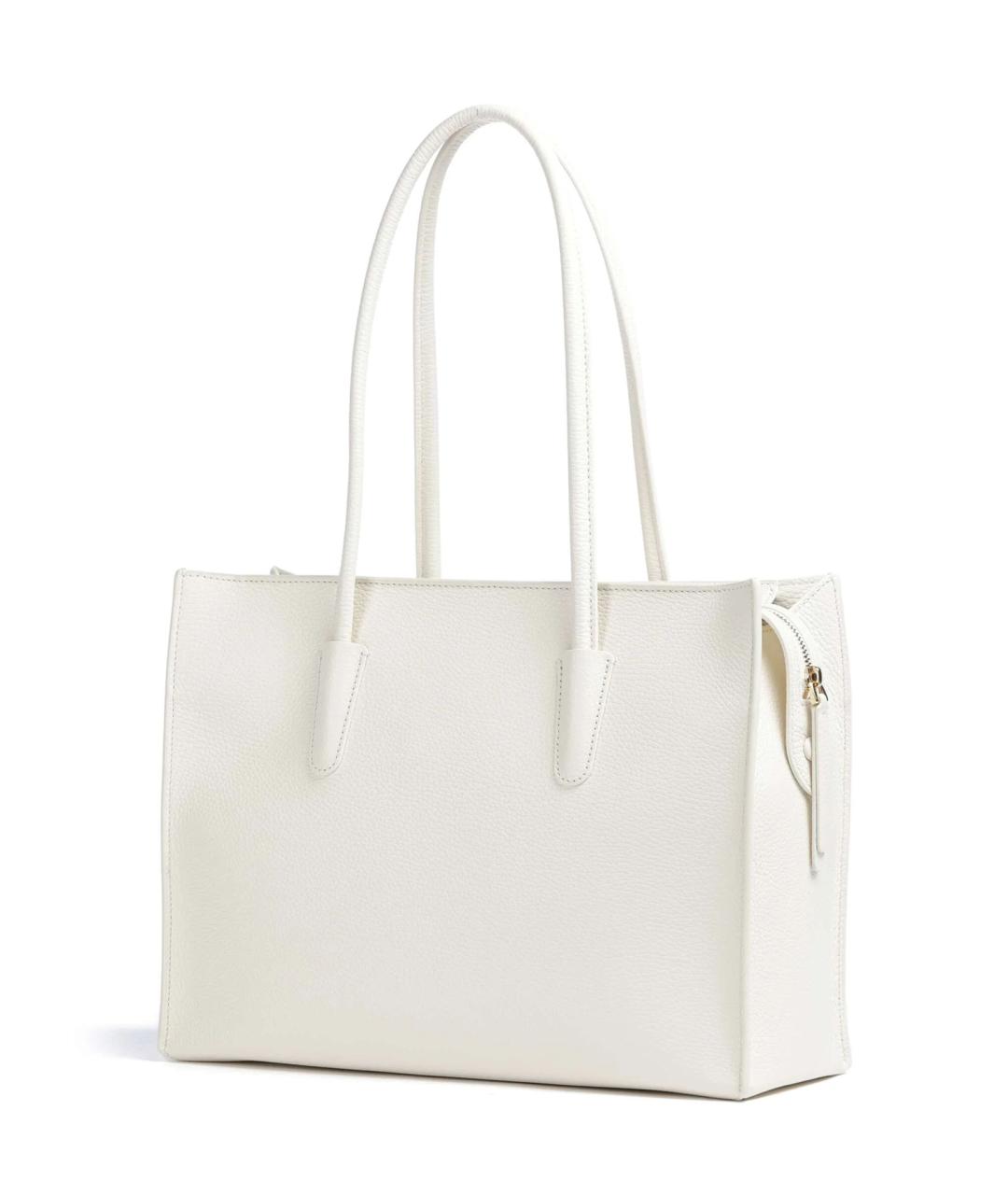 COCCINELLE Белая кожаная сумка через плечо, фото 2